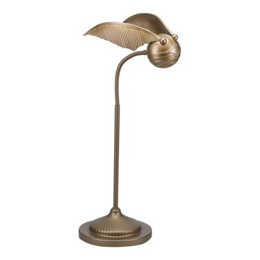 Paladone Golden Snitch Posable Desk Lamp Officially Licensed Harry Potter Light for Bedside Table Reading Flexible Neck Gift for Home Office Decor