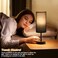 Dicoool Black Touch Bedroom Lamp with USB 3 Way Dimmable Table Lamp for Bedroom Nightstand Lamp with Black Charging Station for Desk Dorm Office Boy Kids Room Small
