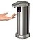 SDIFHID Sensor Pump DispenserBattery Operated Soap Refillable Dispenser Infrared Automatic Soap Dispenser Brushed Stainless Steel Touchless Soap Dispenser for Bathroom Kitchen Hotel Restaurant