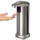 SDIFHID Sensor Pump DispenserBattery Operated Soap Refillable Dispenser Infrared Automatic Soap Dispenser Brushed Stainless Steel Touchless Soap Dispenser for Bathroom Kitchen Hotel Restaurant
