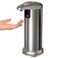 SDIFHID Sensor Pump DispenserBattery Operated Soap Refillable Dispenser Infrared Automatic Soap Dispenser Brushed Stainless Steel Touchless Soap Dispenser for Bathroom Kitchen Hotel Restaurant