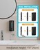 AIKE Automatic Wall Mount Liquid Soap Dispenser Commercial Stainless Steel with 25oz Large Capacity Save Time Effort and CostModel AK1205Matte Black