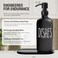 MOMEEMO Black Soap Dispenser Set Contains Dish and Hand Soap Dispenser Suitable for Kitchen Decor and Accessories Black