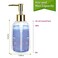 Natheeph Dish Soap Dispenser Hand Soap Dispenser Ceramic Bottle Refillable Liquid Great for Kitchen Dish Soap Hand Soap Essential Oil Lotion New White