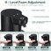 VZZNN 2 Pack Automatic Soap Dispenser Touchless Automatic Foaming Soap Dispenser Electric Wall Mounted Dispenser 135oz400ML USB Rechargeable with 4Level Adjustment for Bathroom Kitchen Office