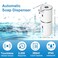 OHIFAST Automatic Liquid Soap Dispenser Touchless USB Rechargeable Smart Hand Soap Dispenser 6Level Adjustable 128oz380mL Wall Mounted for Bathroom Kitchen Accessories Dish SoapWhite