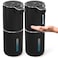 MTYGK 2 Pack Automatic Soap Dispenser TouchlessLiquid Hand Soap Dispenser 128oz Electric Wall Mounted Smart for Bathroom and Kitchen Dish SoapEasy for ToddlersBlack