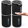 MTYGK 2 Pack Automatic Soap Dispenser TouchlessLiquid Hand Soap Dispenser 128oz Electric Wall Mounted Smart for Bathroom and Kitchen Dish SoapEasy for ToddlersBlack