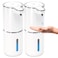 MTYGK 2 Pack Automatic Soap Dispenser TouchlessLiquid Hand Soap Dispenser 128oz Electric Wall Mounted Smart for Bathroom and Kitchen Dish SoapEasy for ToddlersWhite