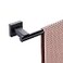 Miyili 36Inch Matte Black Towel Bar SUS 304 Stainless Steel Towel Holder for Bathroom or Kitchen Wall Mount A02B90A