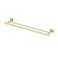 Gatco 4064 Elevate Double Towel Bar Brushed BrassWall Mounted 24 Inch Double Towel Holder Rack for Bathroom