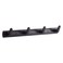 ninegridisland 4 Hooks Matte Black Wall Bathroom Towel Hooks Mount Stainless Steel Heavy Duty Shower Wall Coat Rack Hooks Rail Decorative Bath Hooks for HanginHats Hook kitchen Towel Wall Hook Rack fo