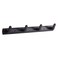 ninegridisland 4 Hooks Matte Black Wall Bathroom Towel Hooks Mount Stainless Steel Heavy Duty Shower Wall Coat Rack Hooks Rail Decorative Bath Hooks for HanginHats Hook kitchen Towel Wall Hook Rack fo