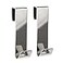 SimplyHooks Chrome Shower Door Hooks 2 Pack Towel Hook for Frameless Glass Door 3810mm 3 Hook