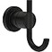 Delta Double Towel Hook for Bathroom or Kitchen Matte Black Nicoli Accessories