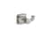 Kohler 27411BN Riff Double Robe Hook Vibrant Brushed Nickel