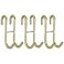 Simtive Shower Door Hooks 3Pack Towel Hooks for Bathroom Frameless Glass Door Shower Squeegee Hooks Gold
