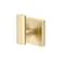 Gatco 4065 Elevate Single Robe Hook Wall Mounted Hook for Bathroom Towels Robes 2 Inch W x 25 Inch H Brushed Brass