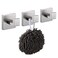 KOKOSIRI Bath Towel Hook Wall Mount Square Robe Hook Coat Hook Bathroom Kitchen Garage Heavy Duty SUS 304 Stainless Steel 3 Pack Brushed Nickel B1010BRP3