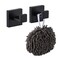 KOKOSIRI Bath Towel Hook Wall Mount Square Robe Hook Coat Hook Bathroom Kitchen Garage Heavy Duty Wall Mounted SUS 304 Stainless Steel Matte Black B1010BKP2