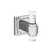 Amerock BH36060C26 ClearChrome Single Robe Hook 21516 in 75 mm Length Towel Holder Glacio Towel Hook for Bathroom Bathroom Hardware Bath Accessories
