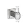 Amerock BH36060C26 ClearChrome Single Robe Hook 21516 in 75 mm Length Towel Holder Glacio Towel Hook for Bathroom Bathroom Hardware Bath Accessories