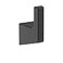 Amerock BH36000MB Matte Black Single Robe Hook 3916 in 90 mm Length Towel Holder Blackrock Towel Hook for Bathroom Bathroom Hardware Bath Accessories