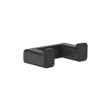 hansgrohe AddStoris Modern Double Hook in Matte Black 41755670