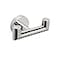 NearMoon Bathroom Double Towel Hook SUS304 Stainless Steel Robe Towel Holder Heavy Duty Double Coat Hook for Bathroom Livingroom Kitchen Wall Mounted Chrome FinishU 2 Pack