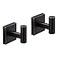 KOKOSIRI Robe Hooks Bathroom Towel Coat Hook for Bath Kitchen Hardware Wall Mounted 2 Pack Oil Rubbed Bronze Stainless Steel B1013ORBP2
