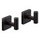 KOKOSIRI Robe Hooks Bathroom Towel Coat Hook for Bath Kitchen Hardware Wall Mounted 2 Pack Oil Rubbed Bronze Stainless Steel B1013ORBP2