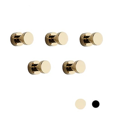 BVL Gold Robe Hook Brass Adhesive Towel Hook for Bathroom and Kitchen5 of Packing