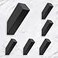 NINETREX Black Towel Hooks Matte Black Robe Hook Modern Towel Hooks SUS 304 Stainless Steel Heavy Duty Wall Hooks Waterproof for Bathroom Bedroom Entryway Coat mudroom Garage Wall Mounted 6 Pack