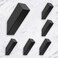 NINETREX Black Towel Hooks Matte Black Robe Hook Modern Towel Hooks SUS 304 Stainless Steel Heavy Duty Wall Hooks Waterproof for Bathroom Bedroom Entryway Coat mudroom Garage Wall Mounted 6 Pack