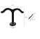 NNNJunhua Under Cabinet Hooks Zinc Alloy Ceiling Double Hook Purse Hook for Table Under Shelf Hooks for Cabinet Wardrobe Coat Towel Hat Mug Cup Hook Under Cabinet Shelf