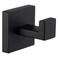 Angle Simple Towel Hook Matte Black SUS 304 Stainless Steel Coat Robe Hook Bathroom Hand Towel Hanger for Wall