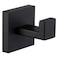 Angle Simple Towel Hook Matte Black SUS 304 Stainless Steel Coat Robe Hook Bathroom Hand Towel Hanger for Wall