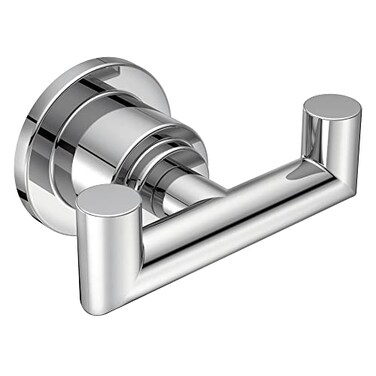Moen YB0803CH Arris Modern Double Robe Hook Chrome