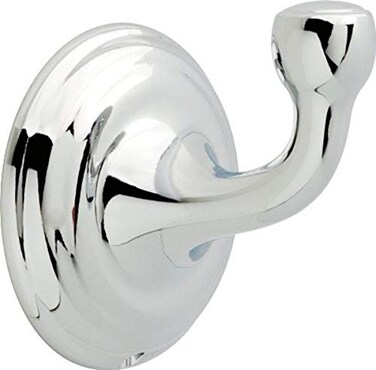 Delta Single Towel Hook for Bathroom or Kitchen Polished Chrome Windemere Accessories