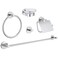 Grohe Essentials Master Bathroom Set 5In1 Starlight Chrome