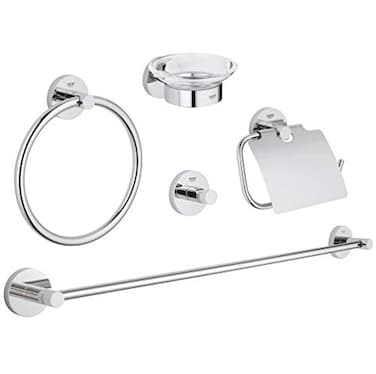 Grohe Essentials Master Bathroom Set 5In1 Starlight Chrome