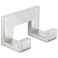 APLusee Brushed Nickel Double Towel Hook 304 Stainless Steel Robe Coat Hook for Bathroom Kitchen Garage Wall Mounted