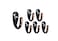 QCAA Heavier Robe Hook Farmhouse Coat Hook Zinc Die Cast Oil Rubbed Bronze Made in Taiwan 6 Pack