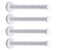 NELXULAS Classic White Stainless Steel Single Super Heavy Duty Wall Mount Hook Coat Hanger Bath Towel Hooks 8 4 PCS