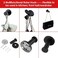 Vanloory Bathroom Towel Hooks 4 Pack Round Coat Hooks Sturdy Wall Mounted Robe Hook SUS 304 Stainless Steel Heavy Duty Clothes Hanger Wall Towel Hooks for Bathroom Bedroom Kitchen 2 in Black