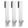 Simtive Extended Shower Door Hooks 7Inch Over Door Hooks for Bathroom Frameless Glass Shower Door Towel Hooks 3Pack Silver