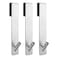 Simtive Extended Shower Door Hooks 7Inch Over Door Hooks for Bathroom Frameless Glass Shower Door Towel Hooks 3Pack Silver