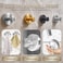 SOCORIA 2026 Upgraded DrillFree Suction Cup Hooks Stainless Steel Suction Cup Hooks for Shower Mirror Wall Bathroom Glass Hanging Towels 4 Pack Brushed Silver