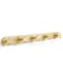 JIASENBAO 1 Pack Coat Rack Wall Mounted Gold Brass Towel Hooks for Bathrooms Wall Hooks for Hanging Robe Coat Hooks Kitchen Decorative Heavy Duty Zinc Alloy