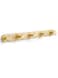 JIASENBAO 1 Pack Coat Rack Wall Mounted Gold Brass Towel Hooks for Bathrooms Wall Hooks for Hanging Robe Coat Hooks Kitchen Decorative Heavy Duty Zinc Alloy